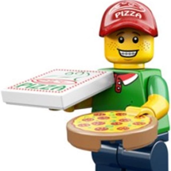 Series 12 Collectible Minifigure 71007 - Pizza Delivery Guy & Activity Book - Picture 3 of 8